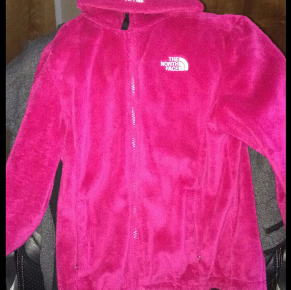 Eeuc worn few times pink North Face with hat
